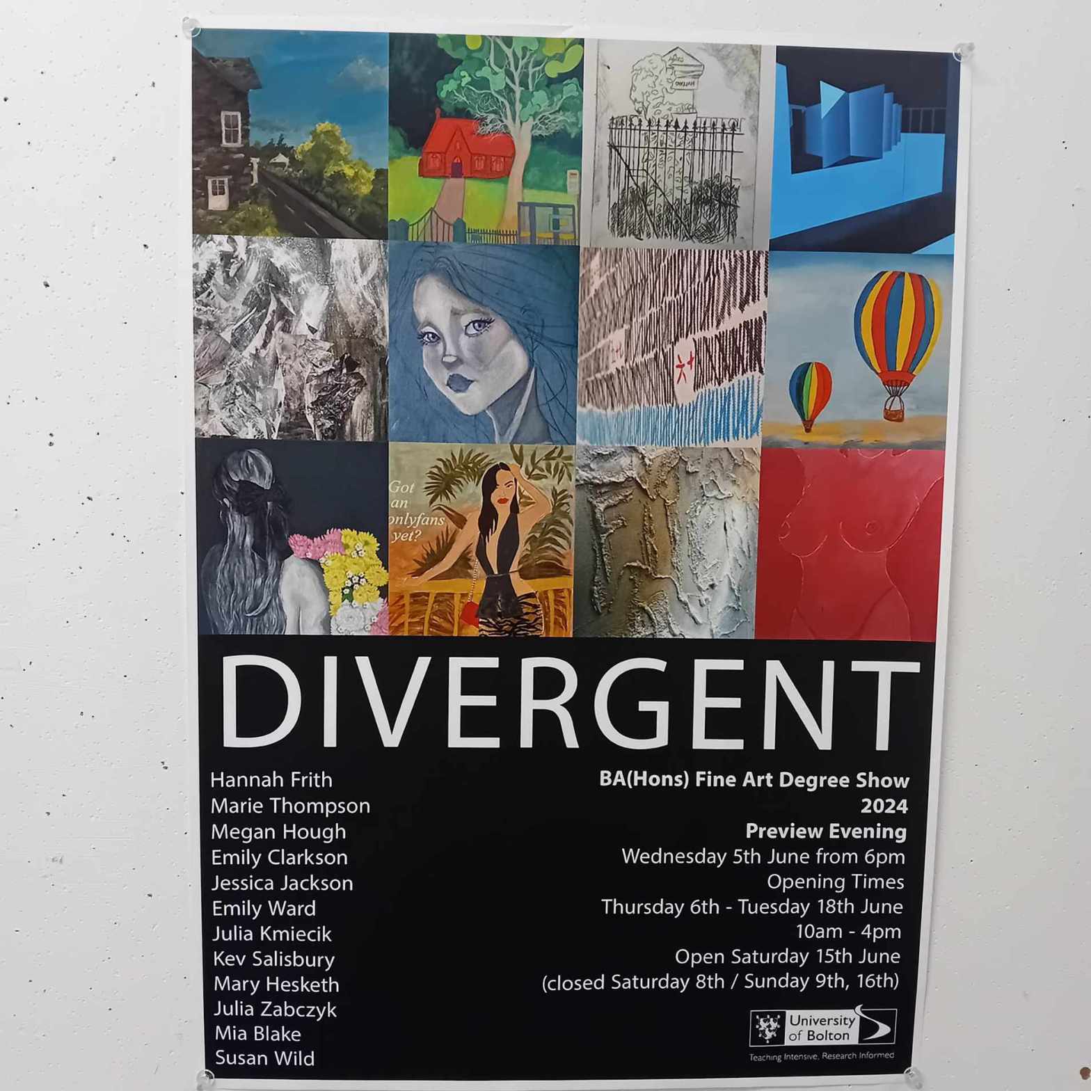 Divergent exhibition