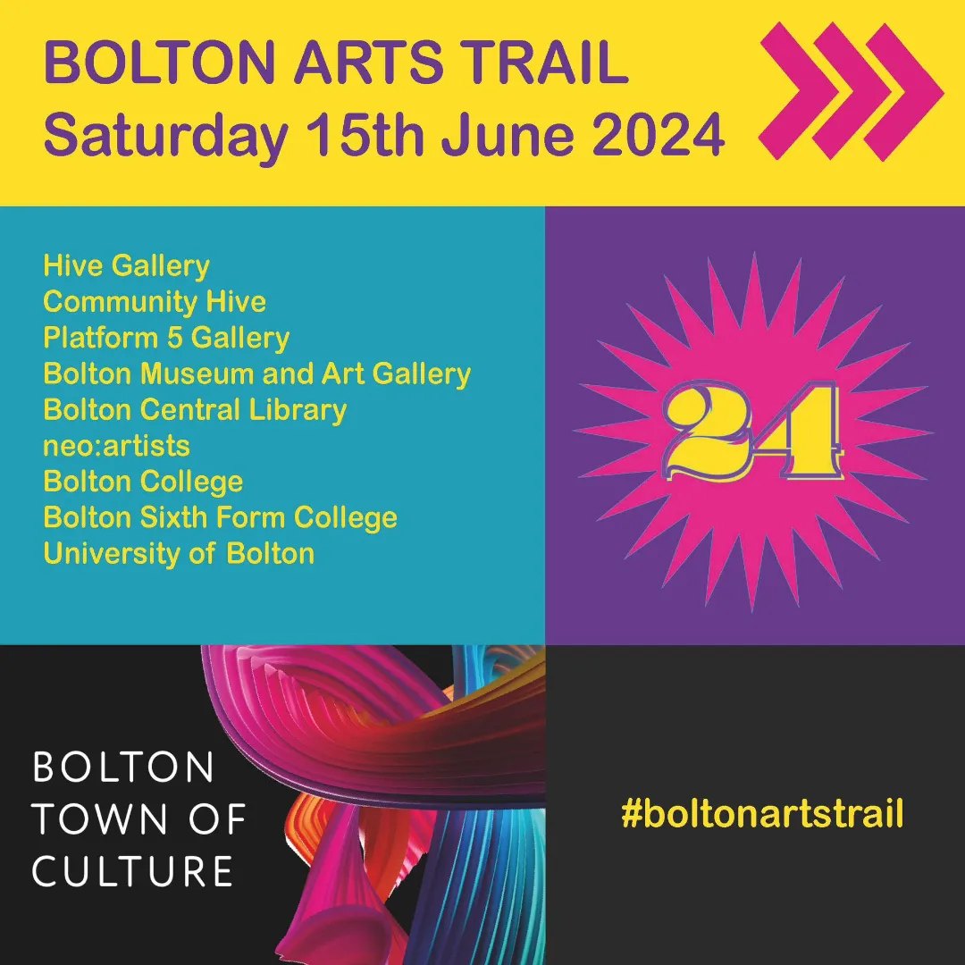 Bolton Art and Culture Event Saturday 15 June 2024